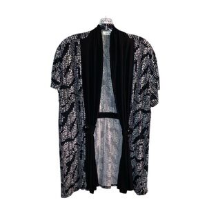 Vintage Short Sleeve Open Front Cardigan Women’s Size XL | Y2K Romantic 90s